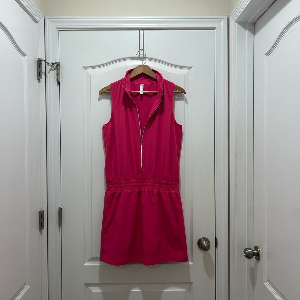 Inphorm Pop Pink Sleeveless Tennis, Pickleball, Golf Skorts Jumper Size XL